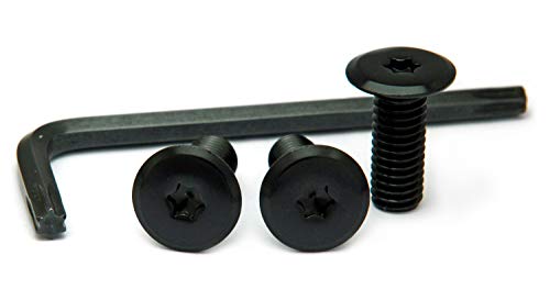 Amazon | ナンバープレート用ボルト フラットタイプ アルミ(ブラック