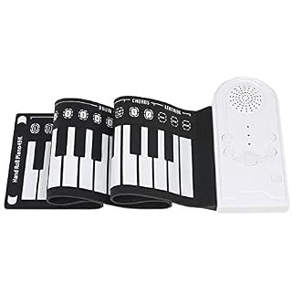 49 clés clavier numérique flexible rouler piano haut-parleur bruyant rouleau électronique rouleau de piano instrument cadeau for l’amant de musique (couleur: a) guanjun1975 - Les Beatles, Paul McCartney, John Lennon, RIngo Starr, George Harrison 49 clés clavier numérique flexible rouler piano haut-parleur bruyant rouleau électronique rouleau de piano instrument cadeau for l'amant de musique (couleur: a) guanjun1975 – Image 3