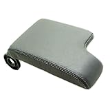 Sang Seiyoga Center Console Armrest Leather Synthetic Cover E46 Gray for BMW for M3 2001-2006 for 323i 1998-2000 for 325i 2001-2005 for 330i 2001-2006 1pc BMW-E46-9904