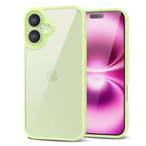 Étui iPhone 14 Pro finition couleur bonbon verte et toucher doux