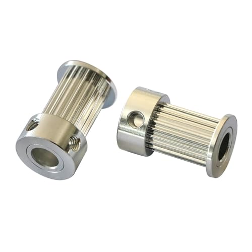 Polea S2M 20 dientes impresora 3D diametro interior 7mm correa 15mm ancho 4 pzs 4