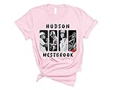 Hudson Country Music Westbrook T-Shirt, Country Singer Fan Shirt Western Concert Tour Graphic Tee Southern Rodeo Style(Pink, Youth Small)