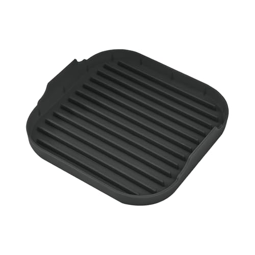 Bandeja antiadherente de silicona con ranuras para horno de microondas