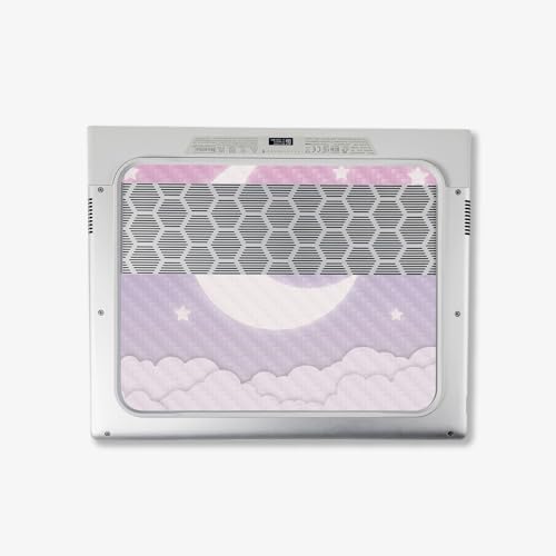 Image of MightySkins Carbon Fiber Skin Compatible with Alienware X14 R2 (2023) Full Wrap Kit - Baby Moon | Protective, Durable Textured Carbon Fiber Finish | Easy to Apply & Change Styles | Made in The USA