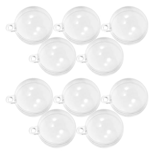 GALPADA 20 Bolas Flotantes para Acuario de PVC Transparentes, Resistentes y Fáciles de Colgar, Ideales para Decoración de Peceras en Fiestas