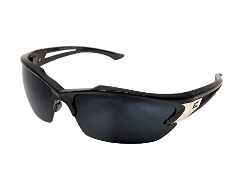 Edge TSDK21-G15-7 Khor Polarized Wrap-Around Safety Glasses, Anti-Scratch, Non-Slip, UV 400, Military Grade, ANSI/ISEA & MCEPS Compliant, 5.04