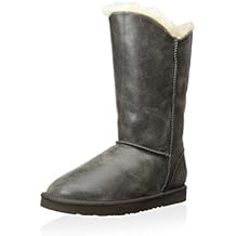 Koolaburra Womens Double Halo Boot, Wetsand, 6 M US
