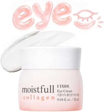 ETUDE Moistfull Collagen Korean Eye Cream, Hydrating, 0.94 fl oz
