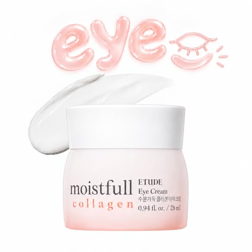 ETUDE Moistfull Collagen Korean Eye Cream, Hydrating, 0.94 fl oz