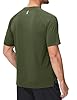 MAGCOMSEN Mens Gym T-Shirts Dry Fit Running Tops Breathable Gym T Shirts Moisture Wicking Workout Training Short Sleeve Tee Green, 3XL #1