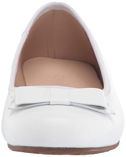Elephantito Girls' Ballerina Ballet Flat, White 11 Medium Us #TOP1