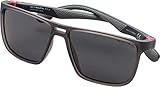 Gender: Unisex Basta AGROPOLI Sonnenbrille transparent Dark Grey/Polarized