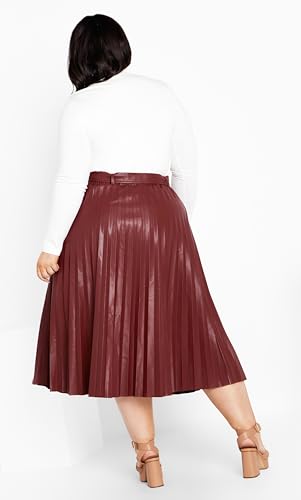 City Chic Women's Plus Size Skirt Saskia Pu4