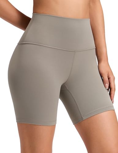 CRZ YOGA ButterLuxe Biker Shorts 6" - High Waisted Workout Runnin...