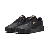 Puma Zapatillas Carina 3.0 Animal Flair para Mujer, 3 0 Animal Flair Negro Dorado, 38 EU