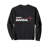 Fabriqué à Mandal Norvège - Lieu de naissance Sweatshirt