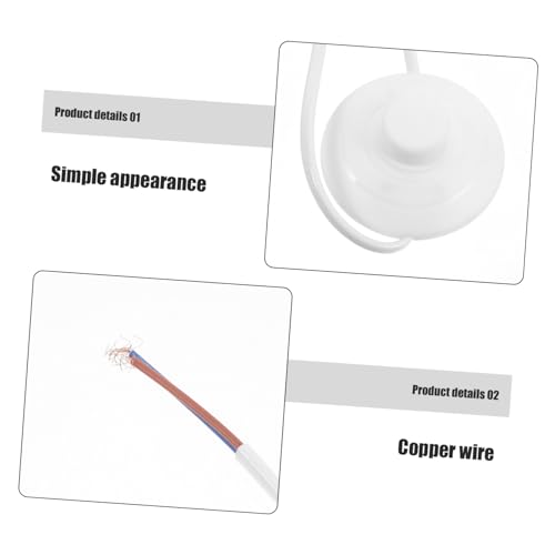 Cable de interruptor de pie de cobre para lámparas de pie y luces de salón 3