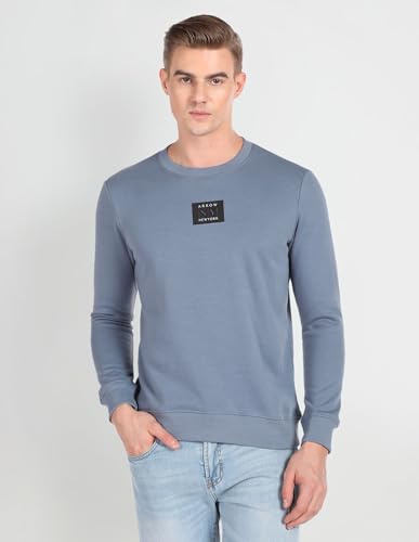 Image of Arrow Men's Cotton Round Neck Sweatshirt