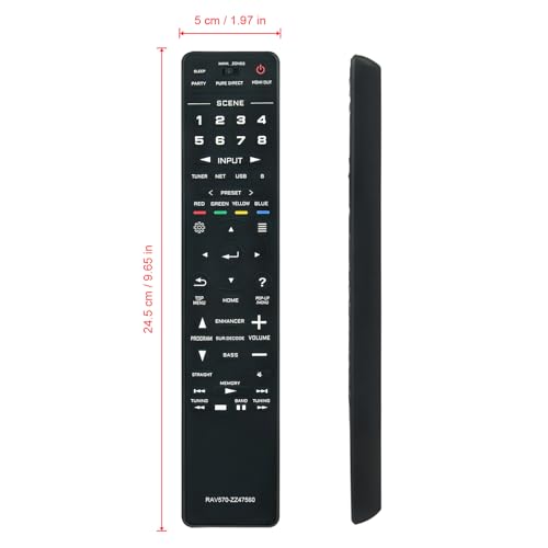 Télécommande compatible Yamaha RX-A780 RX-V685 pour remplacer votre boîtier perdu