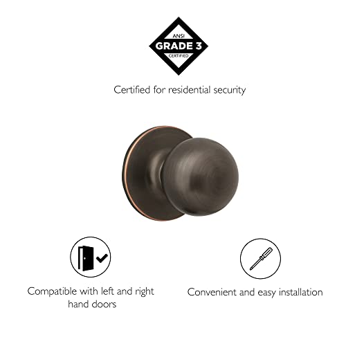 Design House 791616 Ball Dummy Door Knob, Oil Rubbed Bronze #TOP1