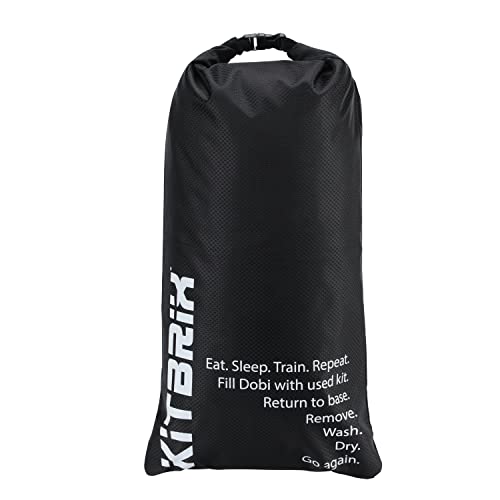 KitBrix DobiPak Drybag 12L - Keeps Wet Gear Separate - Waterproof Dry Bag for Sports, Camping & Travel - Perfect for Wetsuits, Swim Gear, Muddy Boots - Durable & Lightweight