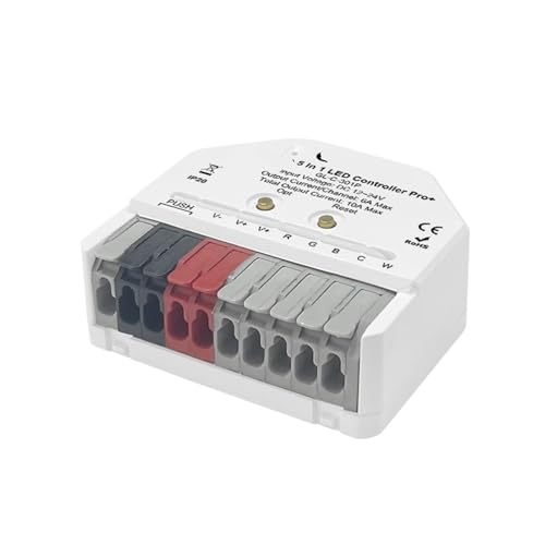 Contrôleur LED 5 en 1 RGB CCT Mini 3.0 Pro+ DC12-24V pour ruban