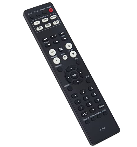 VINABTY Replacement Remote Control Fit for Denon CD RECEIVER RCD-M40 DM40SBK RCD-M40DAB Remote RC-1204 - Image 3