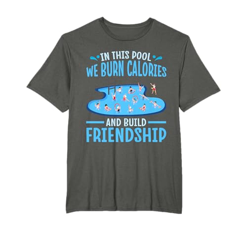 Aqua Aerobics Instructor Design Funny Water Aerobics T-Shirt