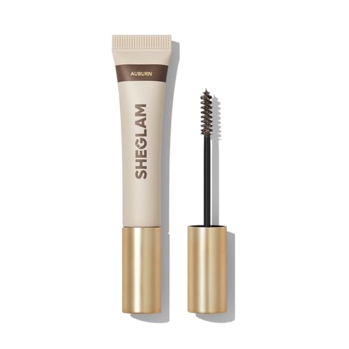 SHEGLAM Hold 'Em Up Tinted Brow Gel Volumizing, Buildable, Creates Full, Voluminous-Looking Brows-Auburn