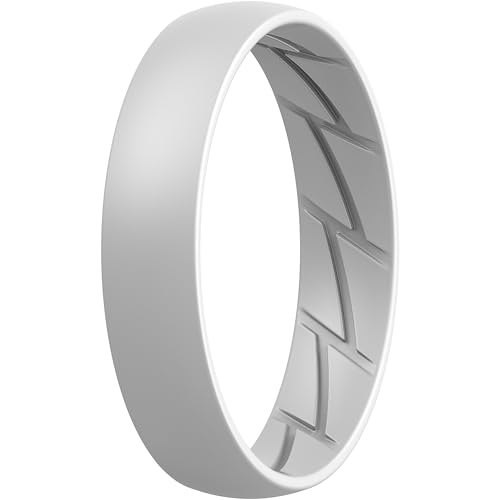 Image of ThunderFit Silicone Rings for Him and Her, Rubber Engagement Bands Unisex - 1 /4 /5 /7 /8 Variety Multipack