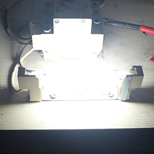 118Mm 20W R7S Led Bulb (2 Pack) 100W Halogen Equivalent 118Mm J-Type High Brightness 20W 120V R7S Base 6000K Daylight White J Type T3 118Mm Double Ended Flood Light 360°Beam Angle Landscape Lights #TOP4