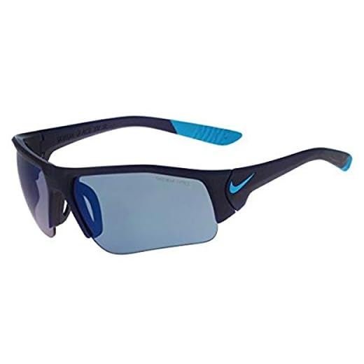 NIKE SKYLON Ace XV JR EV0900 Gafas de sol, Gris (Mt Mid Naybl Lag W/Gry Bl), 68.0 para Hombre