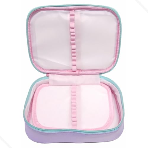 Kit Mochila Costas Grande Escolar Volta às Aulas com Chaveiro Meninas Feminina Com Estojo e Abertura