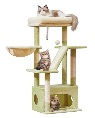 Image of Taoqimiao Cat Tree, 38.5In Cat Tower for Indoor Cats, Suitable for Kittens