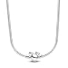 Produktbild PANDORA Moments Disney Micky Maus Schlangen-Gliederhalskette aus Sterling Silber, Kompatibel Moments Charms, Größe: 45 cm, 393529C00-45