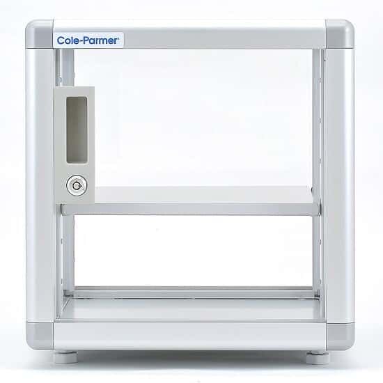 Cole-Parmer Desiccator Cabinet, Aluminum Frame, One Shelf; 50 L