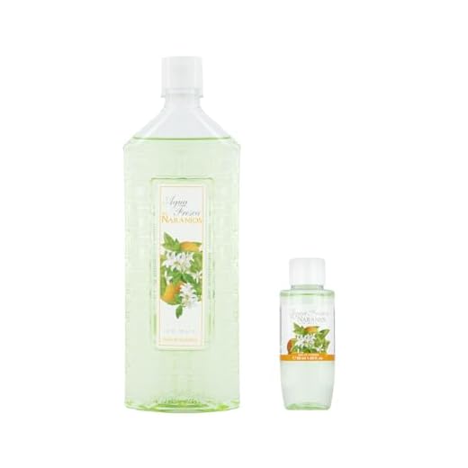 AGUA FRESCA DE RUY - Naranjos Promoción 750 ml + 50 ml, Perfume Unisex, Pack 2 Productos, Colonia Hombre y Mujer, Eau de Toilette, Aroma Cítrico y Herbal, Fragancia Suave y de Larga Duración