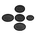 Jupiyas 5Pcs Gas Stove Burner Caps Replace for W10832694, Range Cooktop Surface Burner Cap Compatible with Whirlpool, Replace for W10597133 AP5988633 PS11727796 4363154
