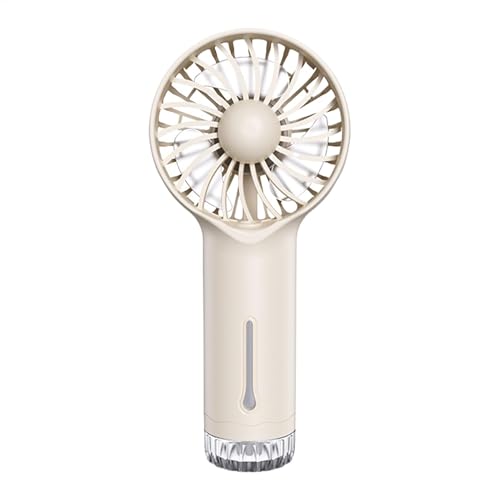 Lunaobrik Ventilador de nebulización portátil, ventilador de brincas | Spray de agua señor ventilador - 3 velocidades más frescas para viajar al aire libre y dispositivo de enfriamiento eléctrico para