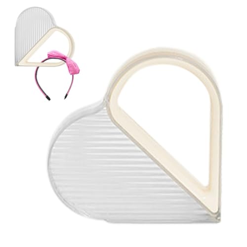 Obesntln Organizador de perchas, estante de almacenamiento para perchas, organizador de armario, organizador de perchas en forma de corazón, organizador de perchas para balcón, baño, sala de estar
