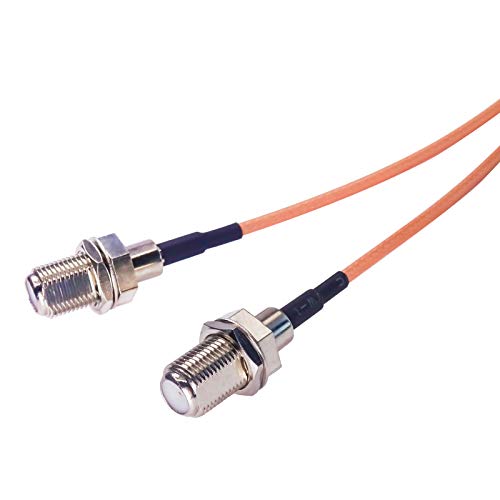 Goupchn F Type Coax Cable Splitter F Male To Dual Female 3 Way Rg316 Coaxial Cable 19Cm/7.5" For Cable Connection, Tv, Satellite Receiver #TOP3