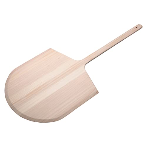 Winco 18 x 19 x 42 Wooden Pizza Peel With 42 Handle