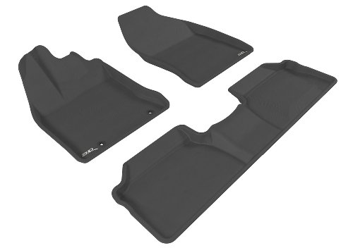 3D MAXpider Custom Fit Kagu All-Weather Floor Mat (Black) Compatible with Lexus CT Hybrid 2011-2017 - R1 R2