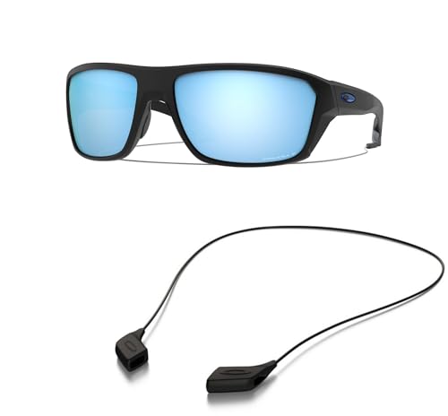 Oakley OO9416 Sunglasses Bundle: OO 9416 941606 Matte Black and Medium Black leash Accessory kit2