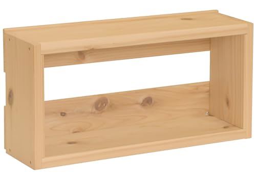 WOODPRO ��ǂ��{�b�N�X 2S ��48cm×���s15cm×����24cm(���M�����[) NL�i�i�`�������j�F ���Y�� �ؐ� �{�I ���[ �ςݏd�� ���b�N �X�^�b�L���O �{�b�N�X �V�F���t ���� �q������ ���r���O �󒍐��Y