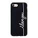 Produktbild Everainy Kompatibel für iPhone 7/iPhone 8/iPhone SE (2020) Hülle Silikon Bumper Gummi Kreativ Cover Hüllen Handyhülle Einfach Stoßfest TPU Stoßstange Schwarz Schutzhülle (I Love You)