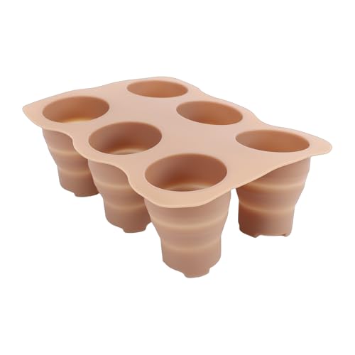 Fabater Plateaux de Démarrage de Jardinage en Silicone, Conception à 6 Cellules, Plateaux de Démarrage de Plantes Réutilisables pour Plantes Succulentes Pothos, Options de Plantation Polyvalentes