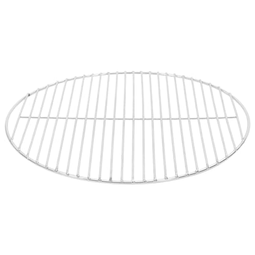 Parrilla redonda de 47 cm de diámetro de acero inoxidable 304 – duradera e inoxidable para un placer de barbacoa perfecto – ideal para jardín, balcón y camping