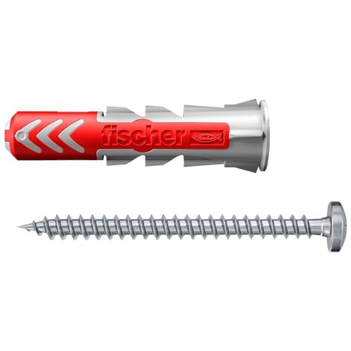 Image of fischer - DuoPower all material dowel 8 x 40 with cylinder head screws /window box of 50