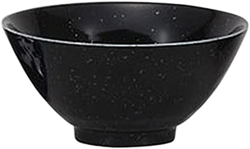 Set of 10, Daihei Iron Sand Black Rice Bowl, 4.7 x 2.4 inches (12 x 6 cm), Restaurant, Ryokan, Japanese Tableware, Restaurant, Commercial Use, Tableware, Tableware